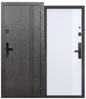Умная входная дверь металлическая E-Тайга вертикаль электронный замок