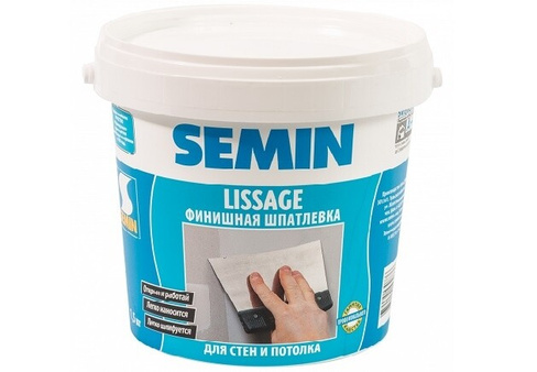 Шпатлевка SEMIN LISSAGE PRO / ЛИССАЖ ПРО финишная ручного нанесения