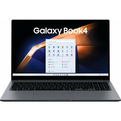 Ноутбук Samsung Galaxy Book4 15.6(1920x1080 IPS (матовый))/ Intel Core 7 150U(1.8Ghz)/ 16384Mb/ 512PCISSDGb/ noDVD/ Int: