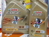 Масло моторное Castrol edge A3/B4 5W-40 4 л 15BA5D