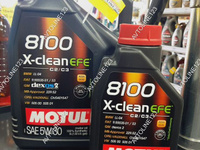 Моторное масло motul 8100 X-сlean EFE 5W30 4 л