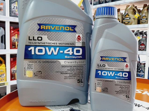 Моторное масло ravenol LLO 10W-40 1 л