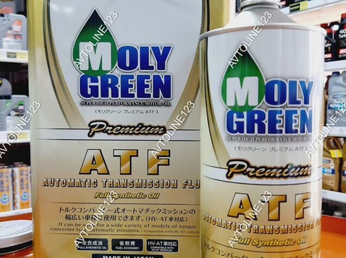 Трансмиссионное масло Molygreen ATF 4 л 0470164