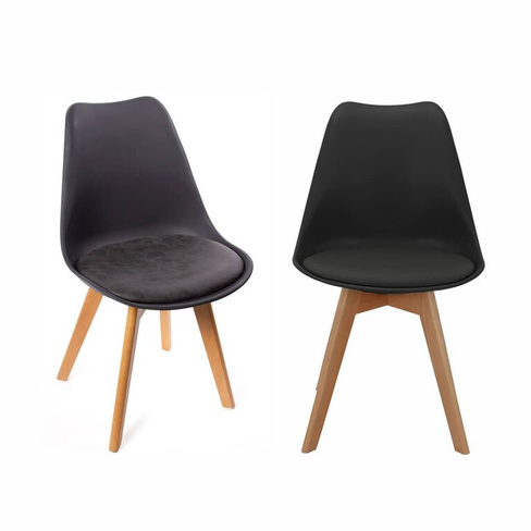 Комплект из 2-х стульев Eames Bon чёрный Bradexhome