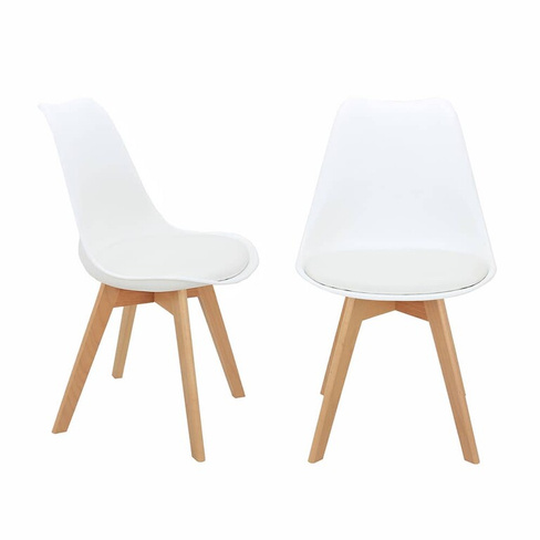 Комплект из 2-х стульев Eames Bon белый Bradexhome