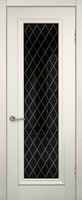 Межкомнатная дверь Triplex Doors «Мадрид 4», Белая патина