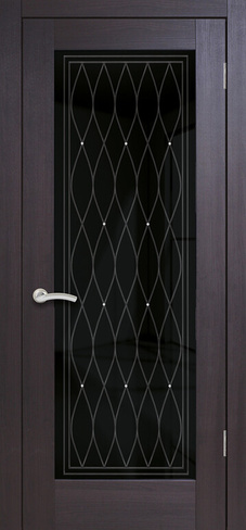 Межкомнатная дверь Triplex Doors «Италия 7», Темный орех