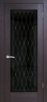 Межкомнатная дверь Triplex Doors «Италия 7», Темный орех