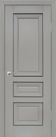 Межкомнатная дверь Triplex Doors «Валенсия», Серый эмаль / Белый ясень