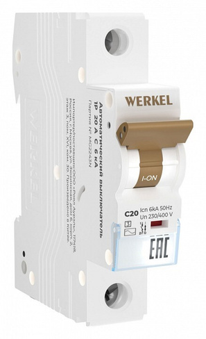 Автоматический выключатель 1P Werkel W901P206