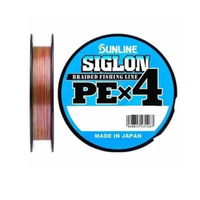 Шнур Sunline SIGLON PE×4 Multi Color 150 м SIGLON PE×4 150M(Multicolor 5C) #0.8/12LB