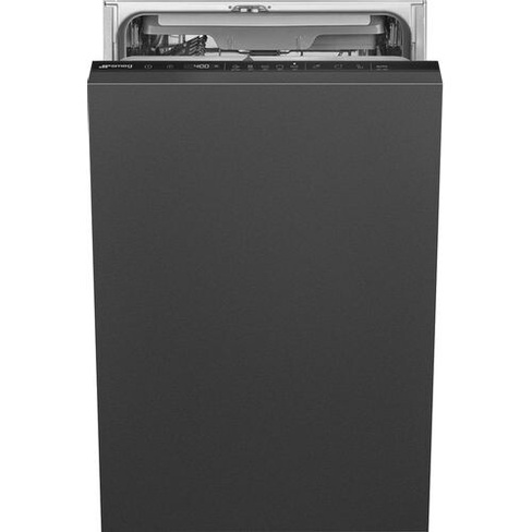 Встраиваемая посудомоечная машина SMEG ST4533IN, узкая, ширина 44.6см, полновстраиваемая, загрузка 10 комплектов