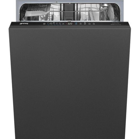 Встраиваемая посудомоечная машина SMEG ST273CL, полноразмерная, ширина 59.8см, полновстраиваемая, загрузка 13 комплектов