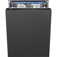 Встраиваемая посудомоечная машина SMEG STL342CSL, полноразмерная, ширина 59.8см, полновстраиваемая, загрузка 13 комплект