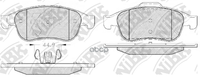 Колодки Передние (Renault Duster +Abs, Fluence, Megane Iii) Pn0551 NiBK арт. PN0551