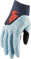 Перчатки Thor Rebound S9 для мотокросса, синий/бирюзовый/оранжевый