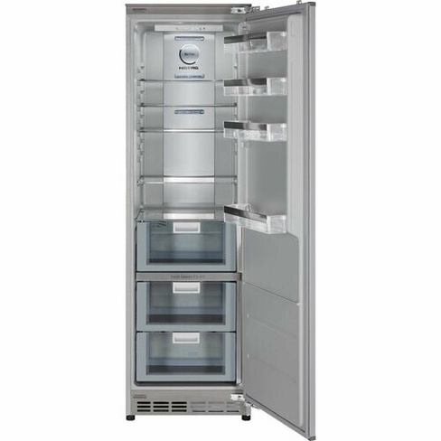 Встраиваемый холодильник HIBERG i-RFB 35 NF, инвертор, No Frost, объем 329 л, мультитемпературная зона, технология Metal