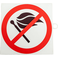 Табличка REXANT Запрещается пользоваться открытым огнем и курить