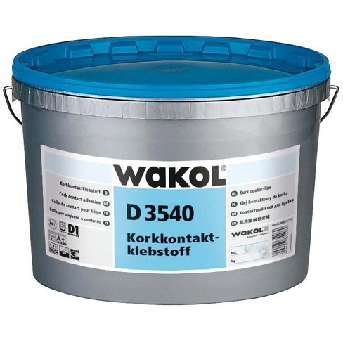 Контактный клей для пробкового покрытия Wakol D 3540 Korkkontakt-klebstoff 2,5 кг Клей для напольных покрытий