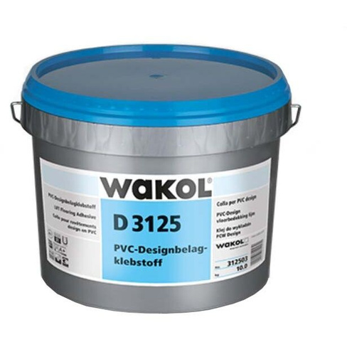 Клей для дизайнерских ПВХ-покрытий Wakol D 3125 PVC-Designbelag-klebstoff 10 кг Клей для напольных покрытий