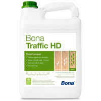 Лак Bona Traffic двухкомпонентный HD c экстремальной нагрузкой полуматовый прозрачный 4,95 л Лак паркетный
