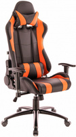 Игровое кресло для геймеров EVERPROF Everprof Lotus S2 обивка: искусственная кожа, цвет: оранжевый
