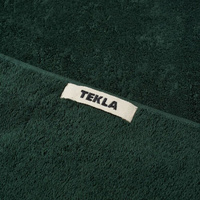 Tekla Fabrics Органическое махровое банное полотенце, зеленый