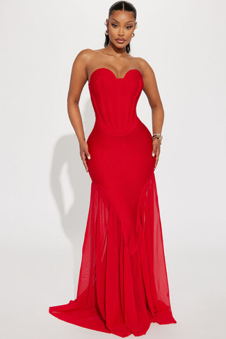 Платье Fashion Nova BD257, красный