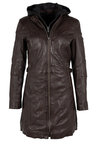 Межсезонное пальто Gipsy, темно коричневый