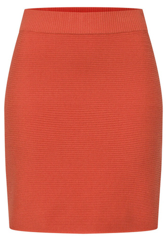 Трикотажная юбка со структурированным узором Zero, оранжевый