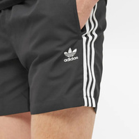 Adidas Шорты для плавания с 3 полосками, черный