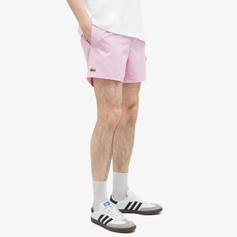 Lacoste Классические шорты для плавания, розовый