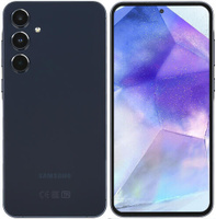 Смартфон Samsung GalaxyA555G8/128GBDarkBlue