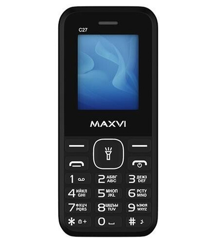 Сотовый телефон MAXVI C27Black