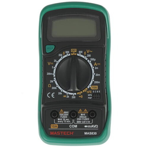 Мультиметр ручной Mastech MAS830