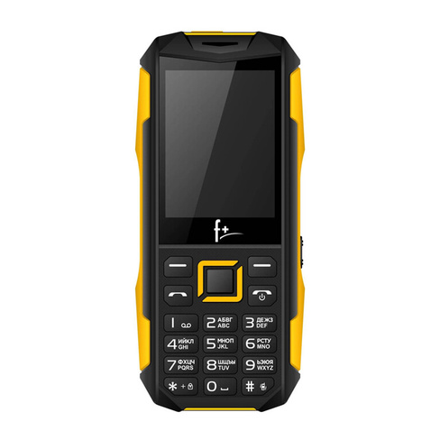 Мобильный телефон F+ PR240 Black/Yellow Fplus