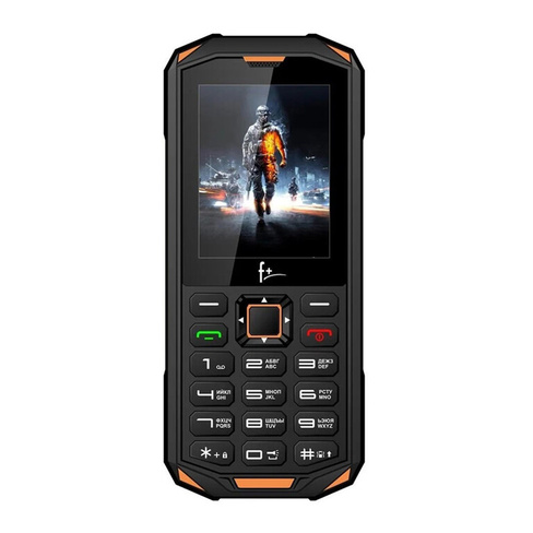 Мобильный телефон F+ R240 Black/Orange Fplus