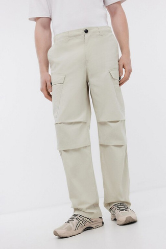 BAON Прямые брюки джоггеры из хлопка (арт. BAON B7924021)