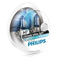Комплект Галогенных Ламп 2Шт H7 12V 55W Px26d Diamond Vision (5000K, Белый Свет) Philips арт. 12972DVS2