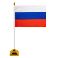 Флаг России BRAUBERG/STAFF 14х21см настольный